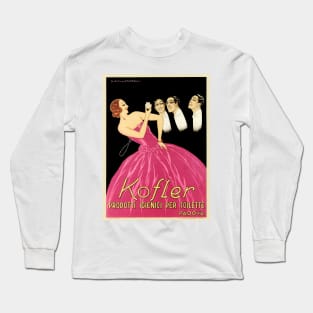 KOFLER PRODUCTS Perfume Lotion Cream Cosmetics Vintage Italian Advertisement Long Sleeve T-Shirt